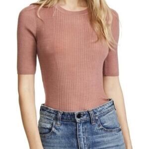 T Alexander Wang Wash & Go Ribbed
Merino Tee